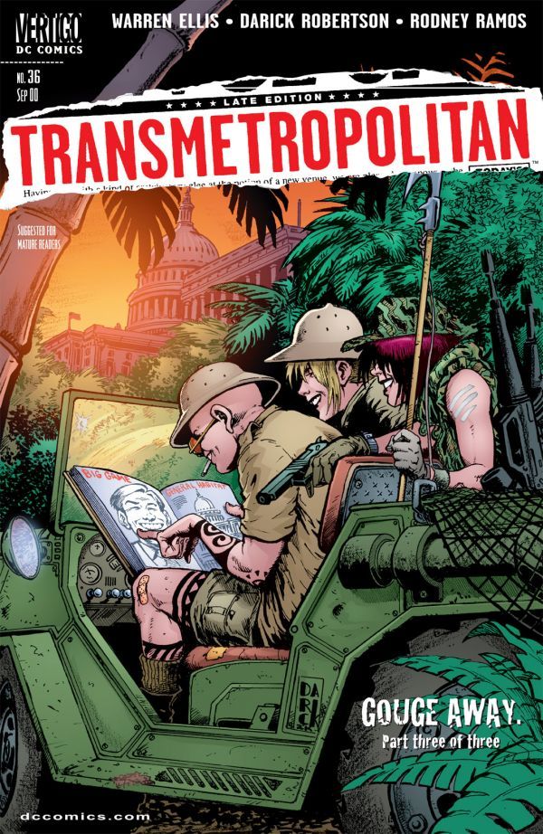 Transmetropolitan #36 cover