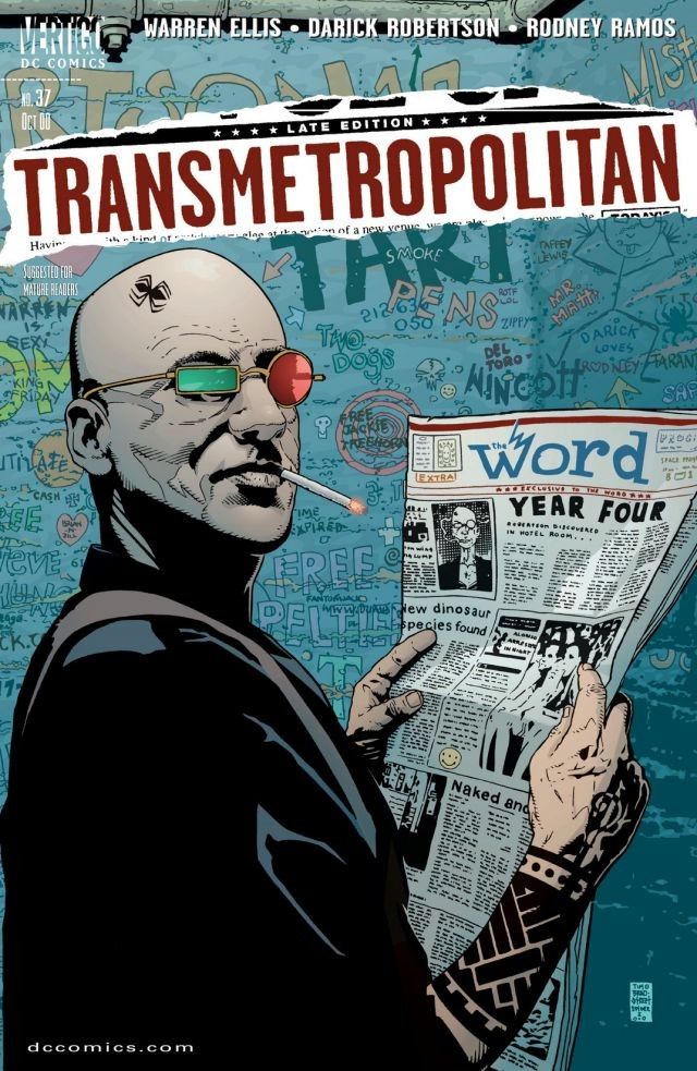 Transmetropolitan #37 cover