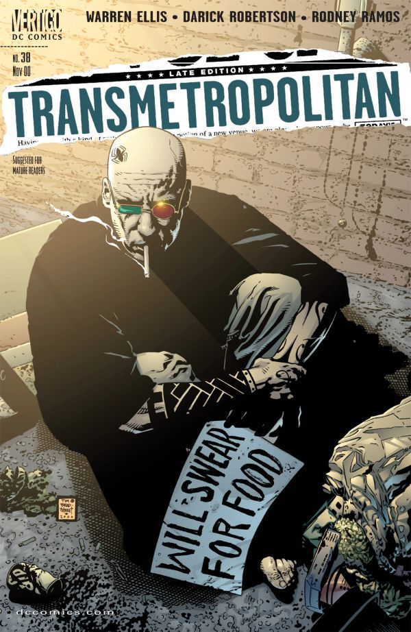 Transmetropolitan #38 cover