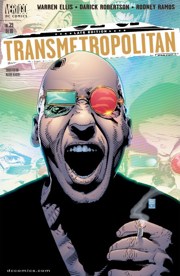 Transmetropolitan #39 cover