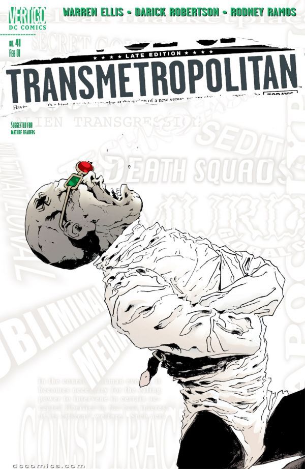 Transmetropolitan #41 cover