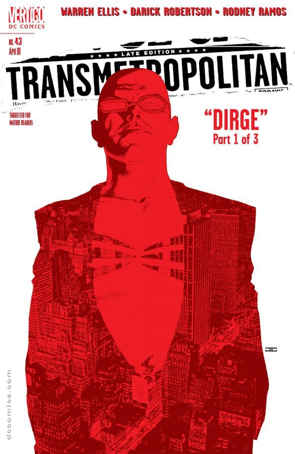 Transmetropolitan #43 cover