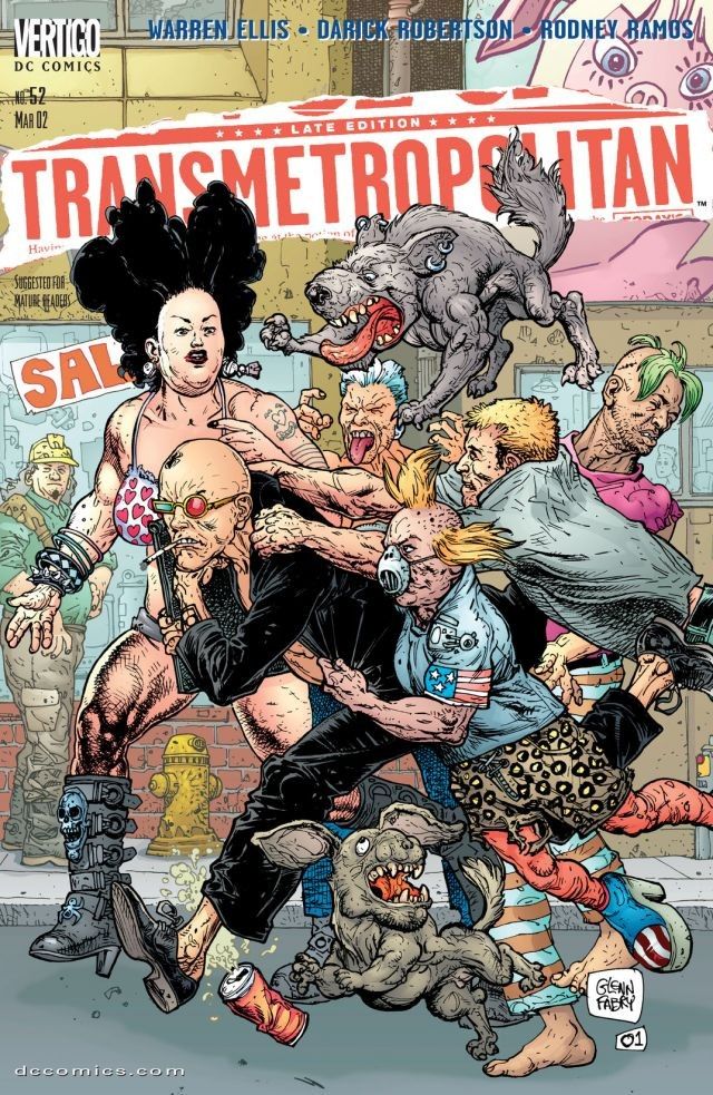 Transmetropolitan #52 cover