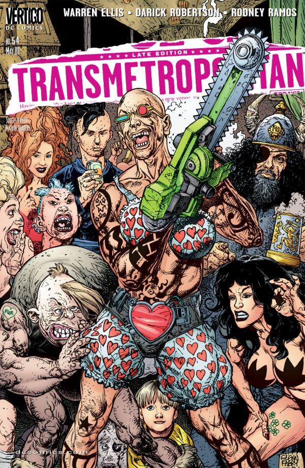 Transmetropolitan #54 cover