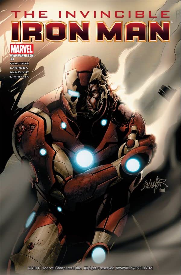 Invincible Iron Man #33 cover