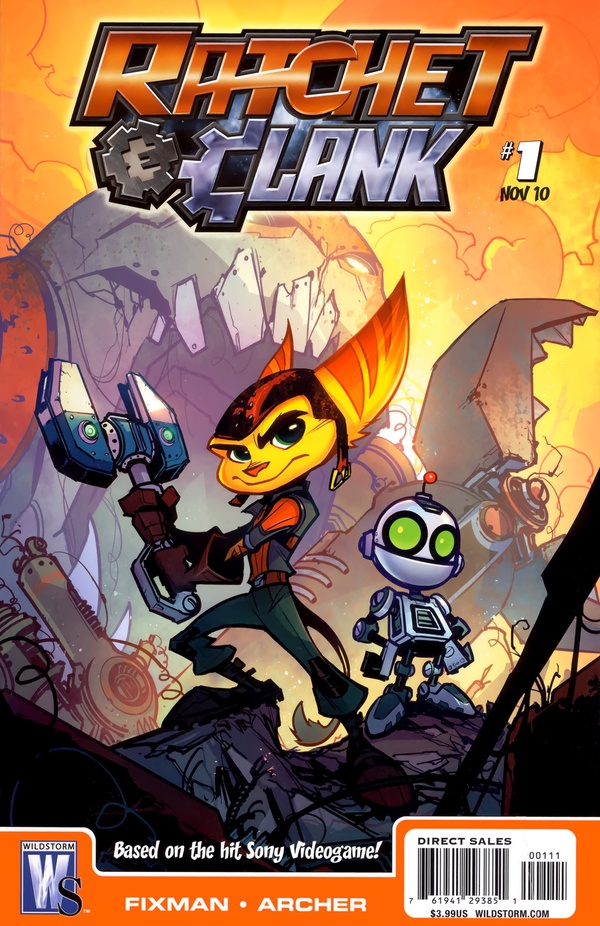 Ratchet & Clank #1 cover