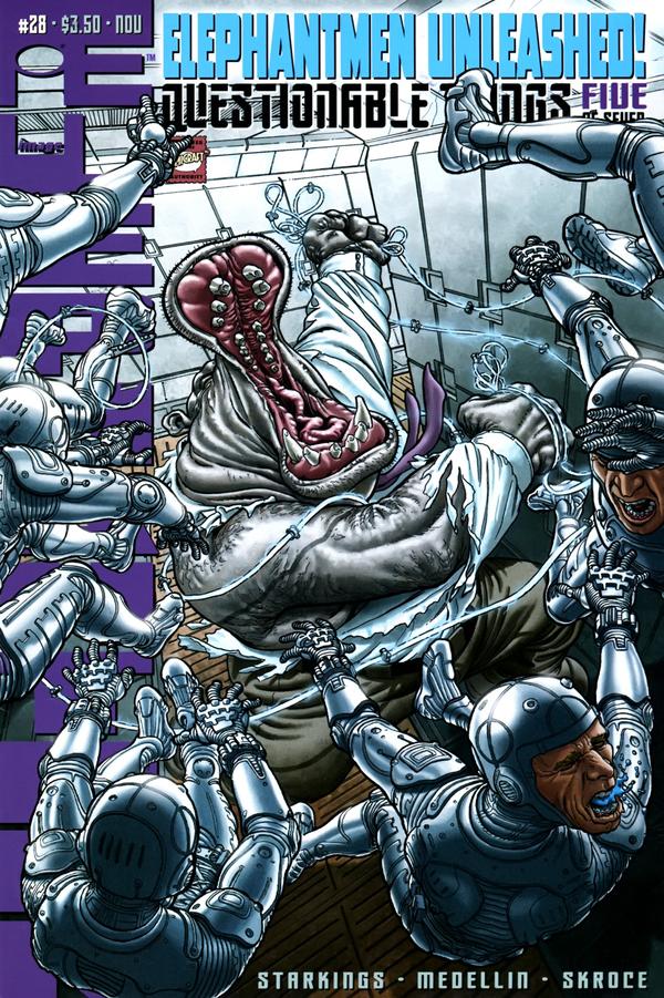 Elephantmen #28 cover