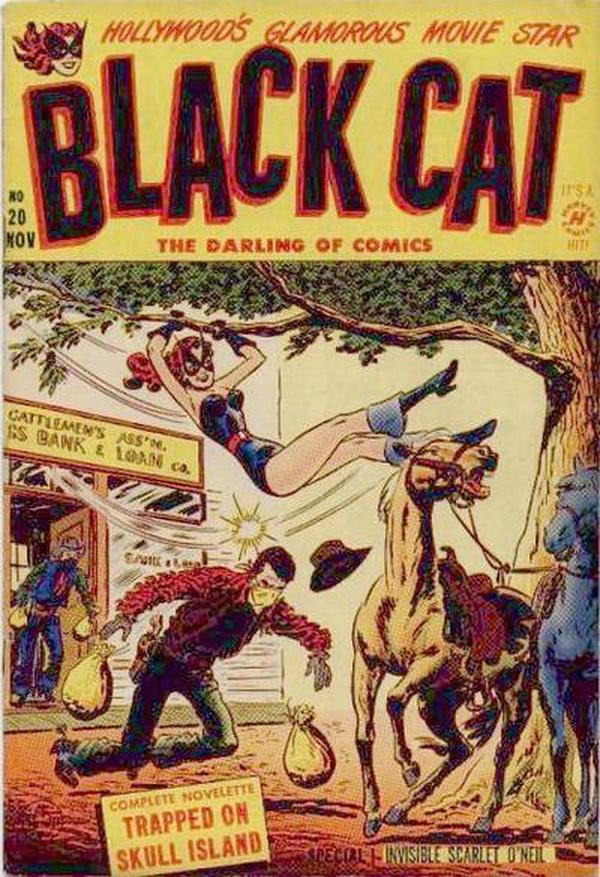 Black Cat Comics #20 cover