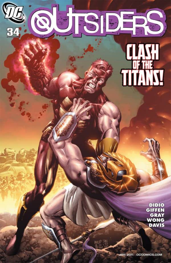 The Outsiders #34 cover