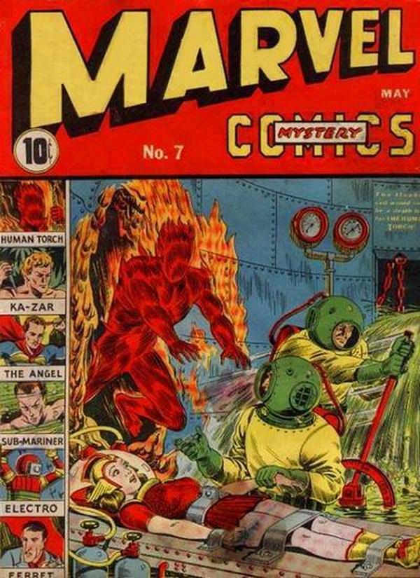 Marvel Mystery Comics #7 cover