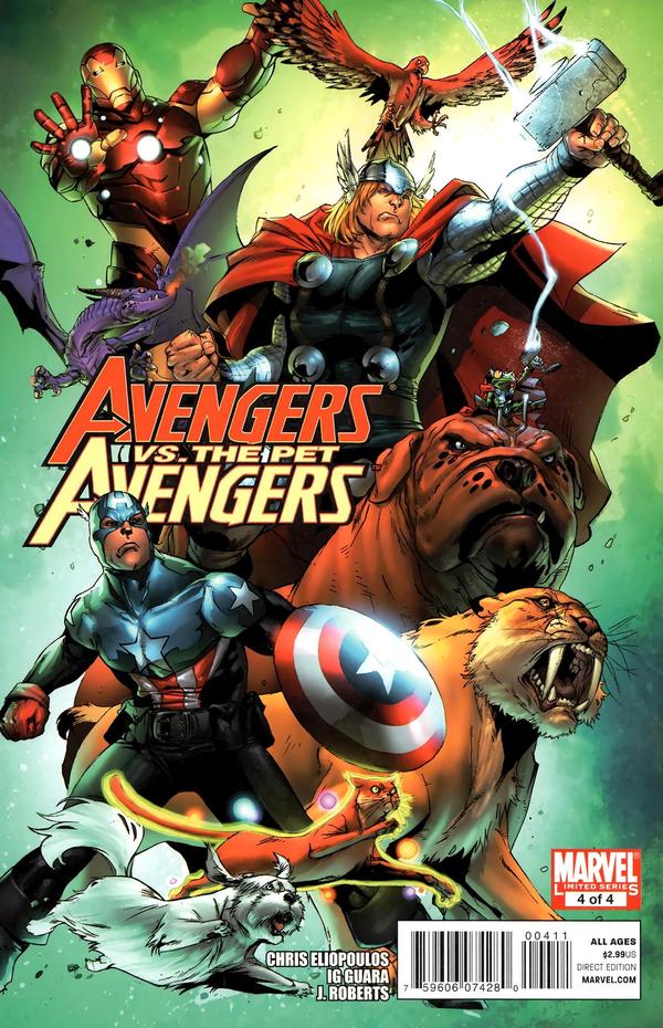 Avengers vs. Pet Avengers #4 cover