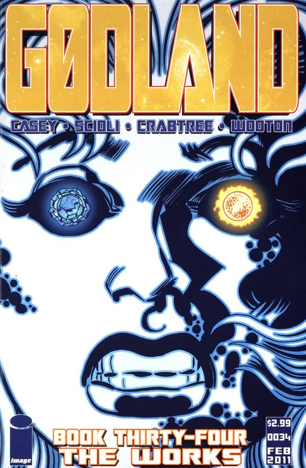 Godland #34 cover