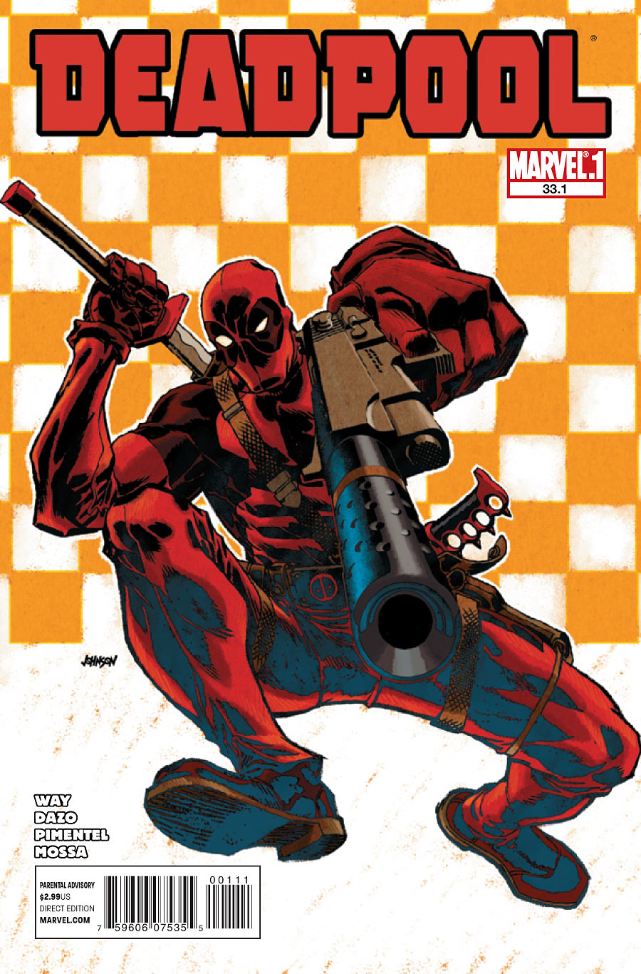 Deadpool #33.1 cover