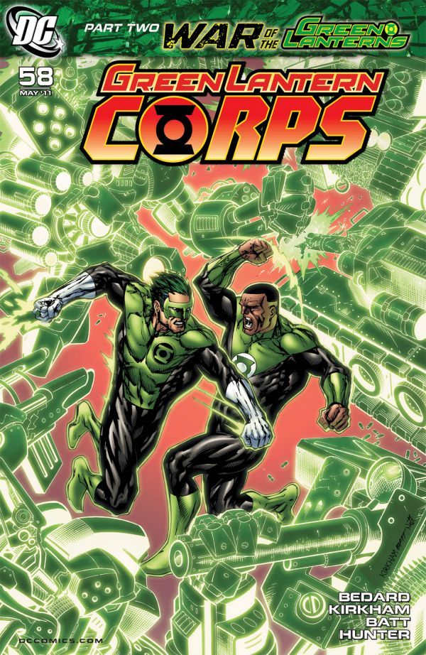 Green Lantern Corps #58 cover