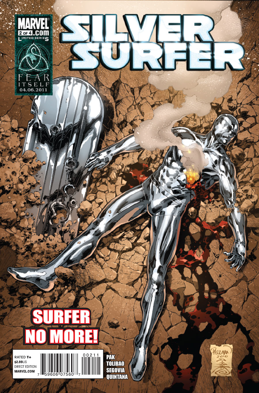 Silver Surfer #2 cover