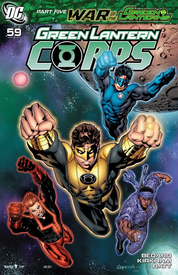 Green Lantern Corps #59 cover