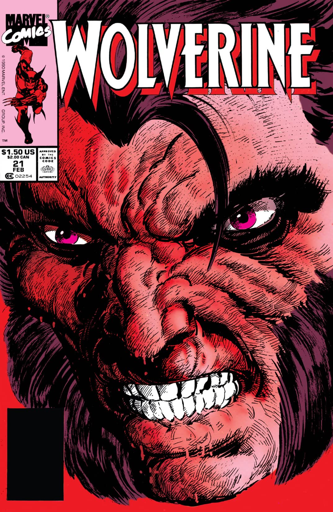 Wolverine #21 cover