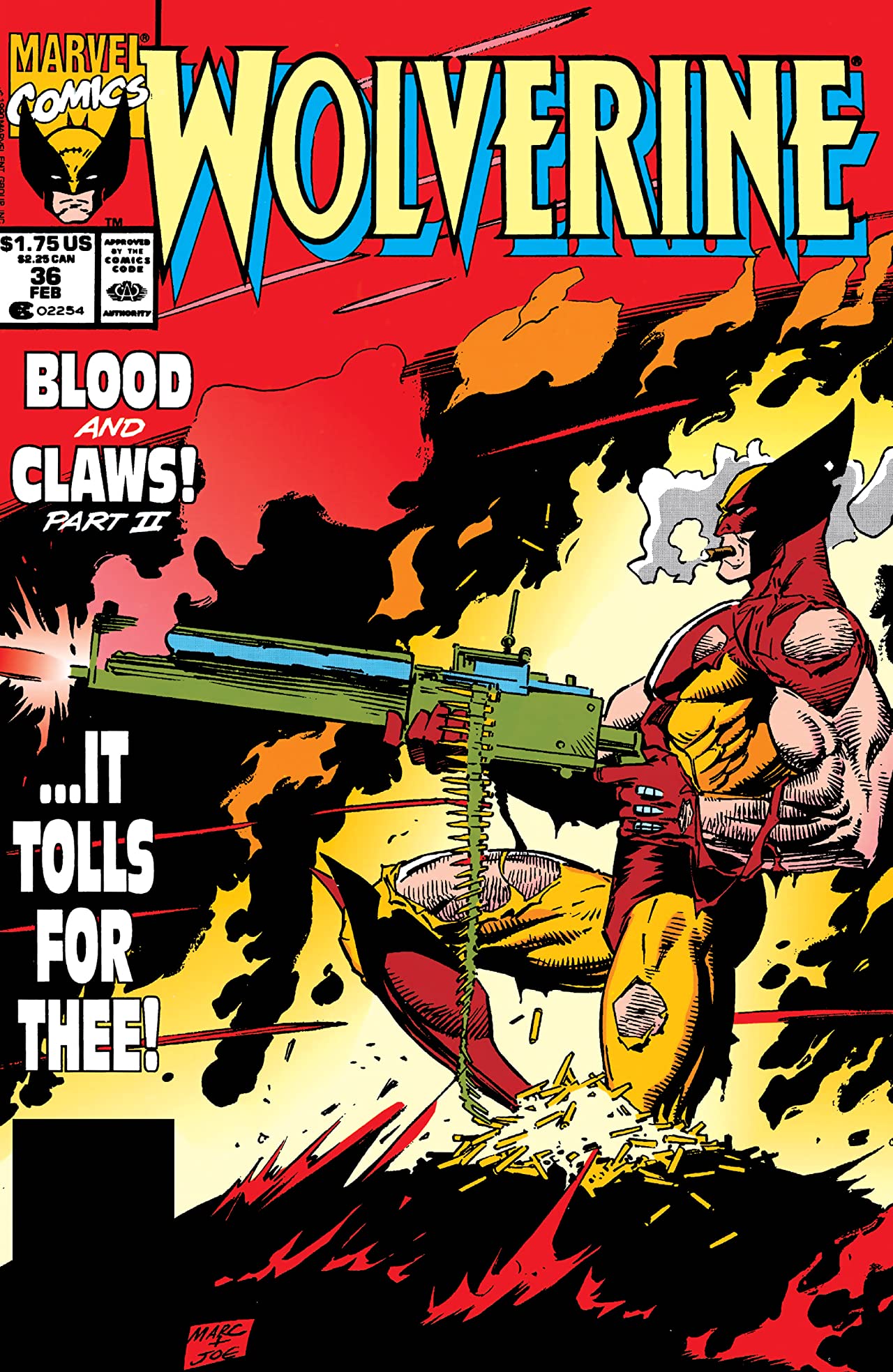 Wolverine #36 cover