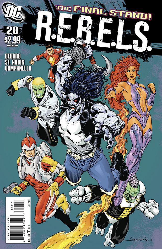 R.E.B.E.L.S. #28 cover