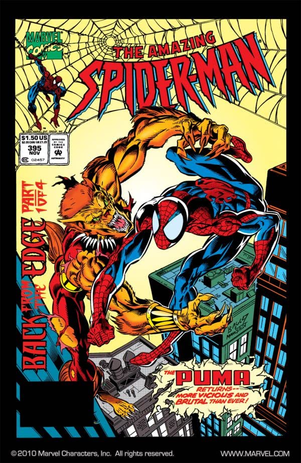The Amazing Spider-Man #395 cover