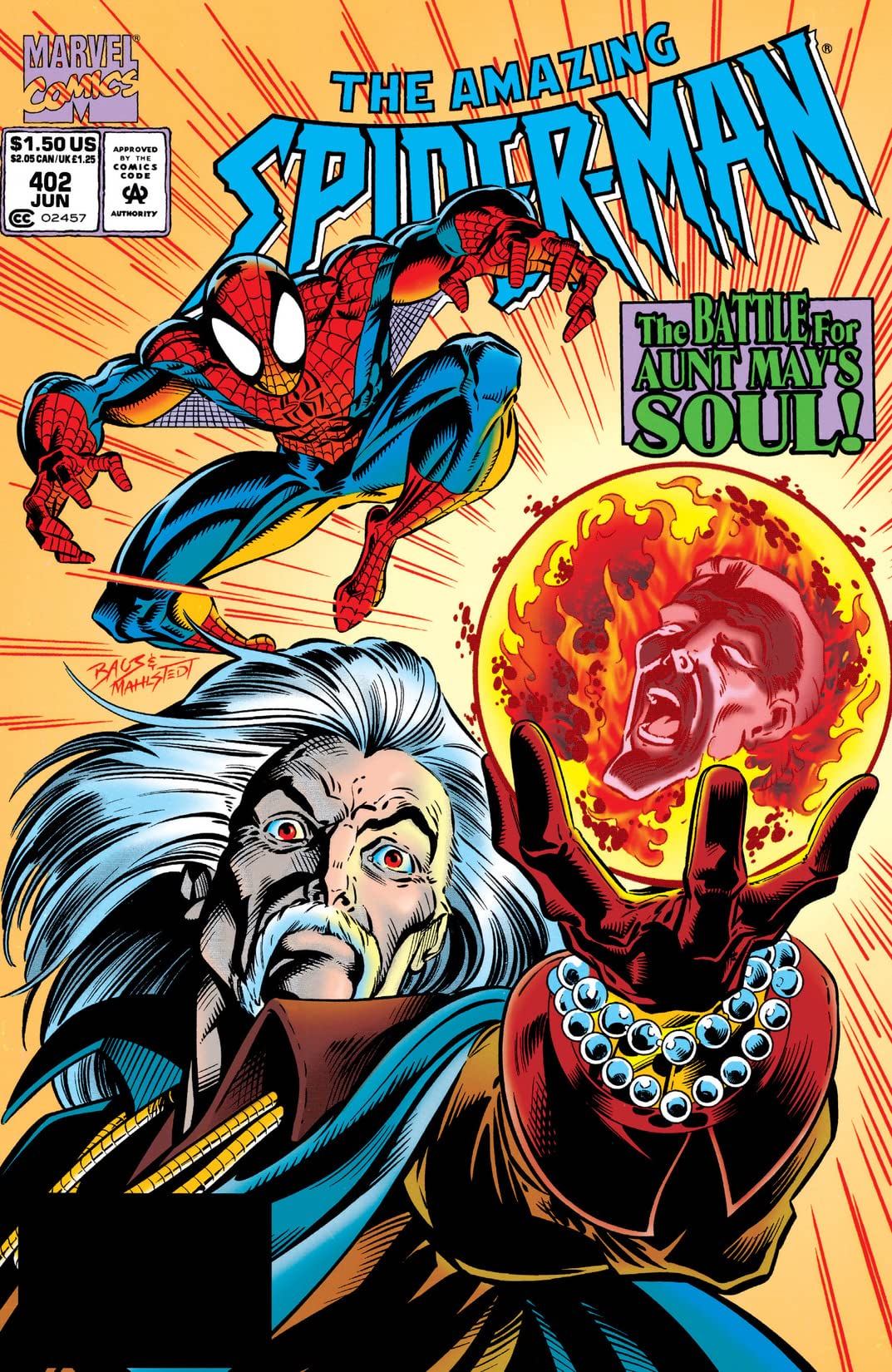 The Amazing Spider-Man #402 cover