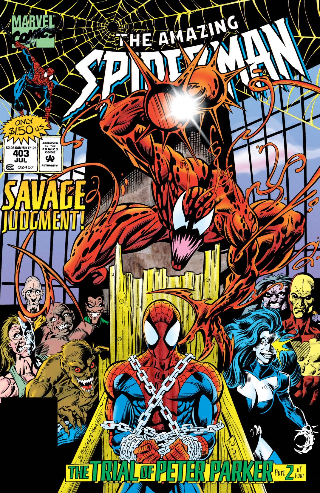 The Amazing Spider-Man #403 cover