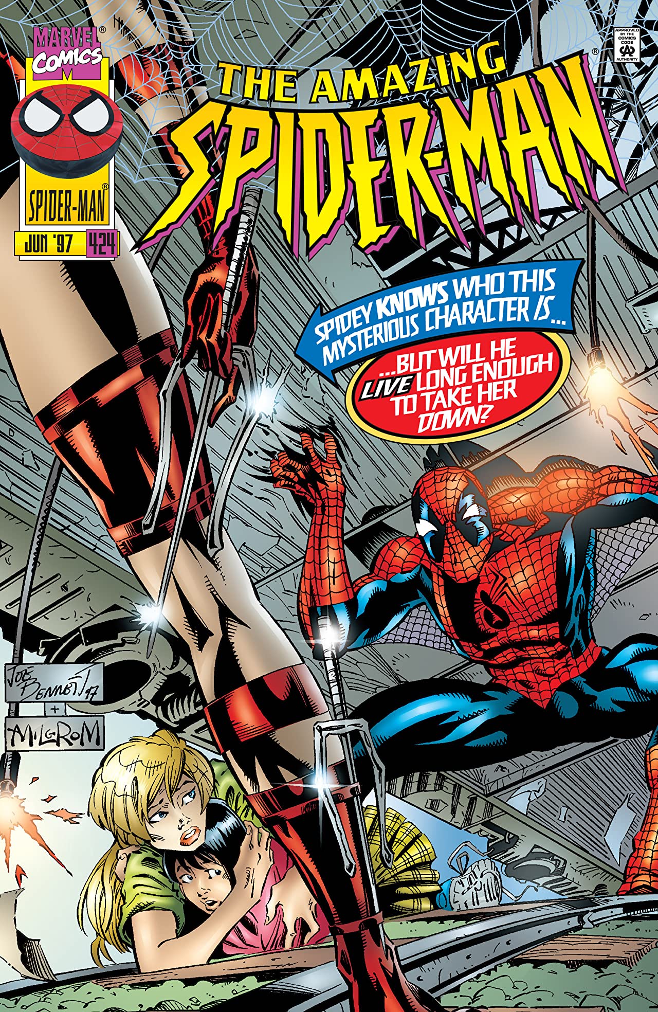 The Amazing Spider-Man #424 cover