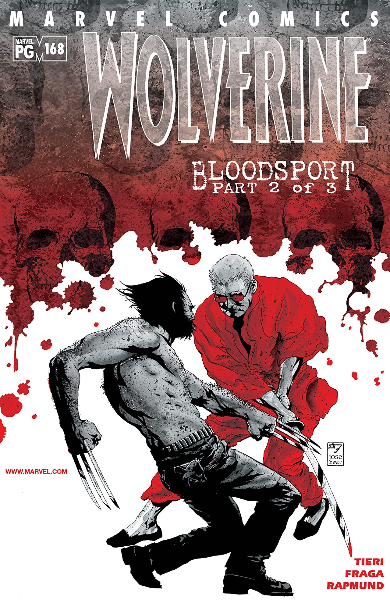Wolverine #168 cover
