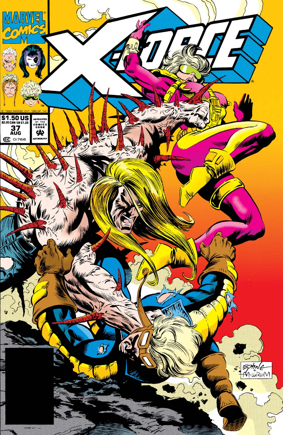 X-Force #37 cover