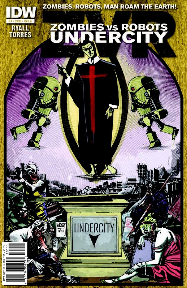 Zombies vs. Robots: Undercity #1 cover