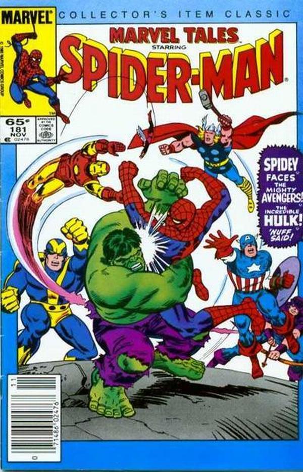 Marvel Tales #181 cover