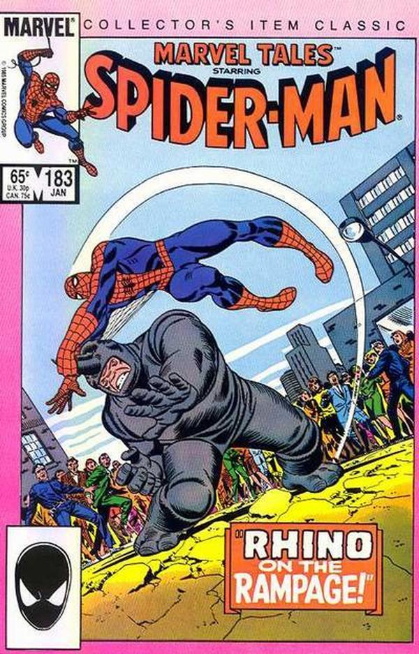 Marvel Tales #183 cover