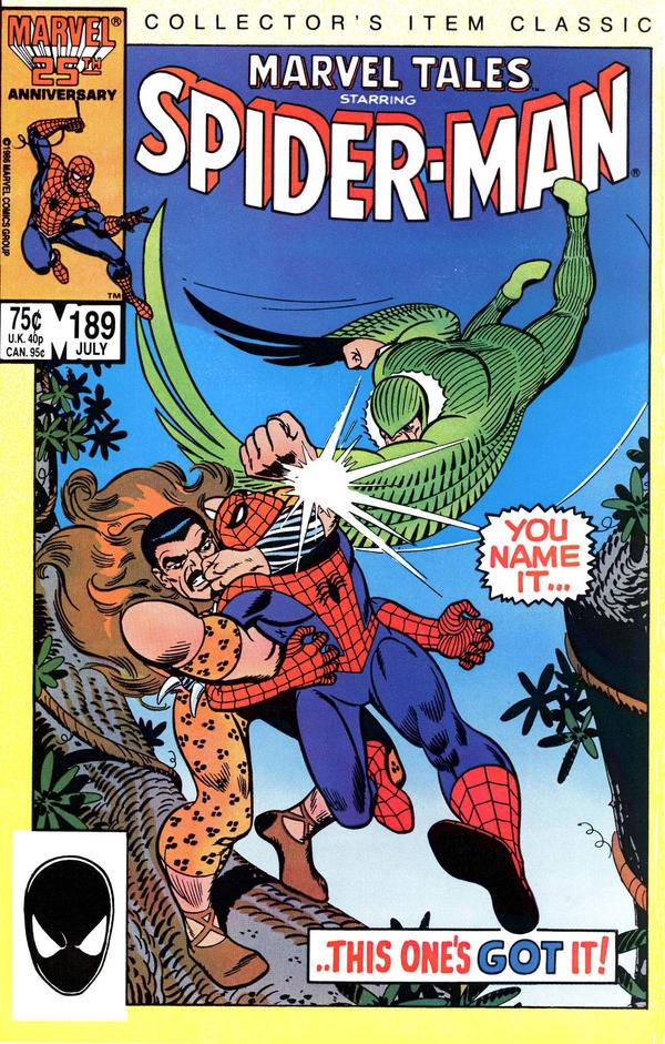 Marvel Tales #189 cover