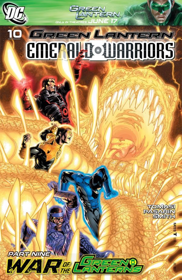 Green Lantern: Emerald Warriors #10 cover