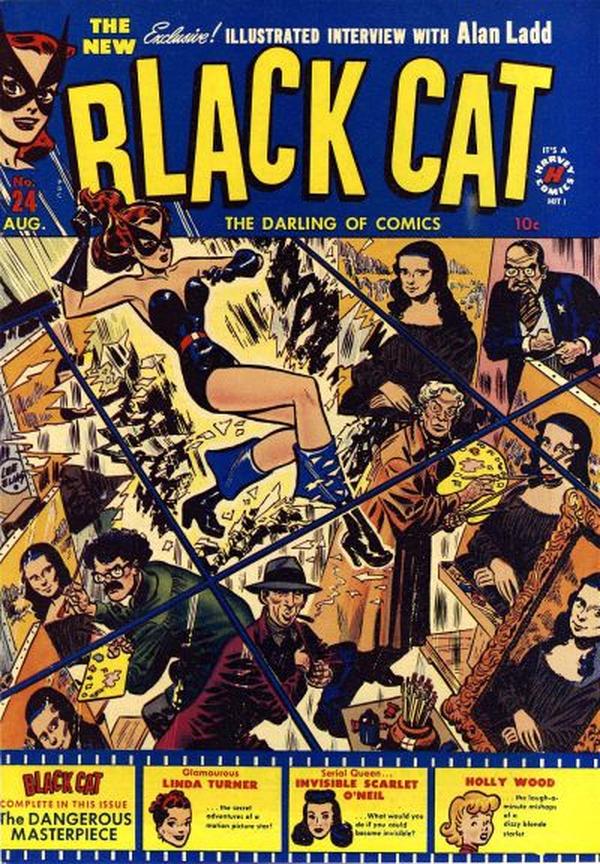 Black Cat Comics #24 cover
