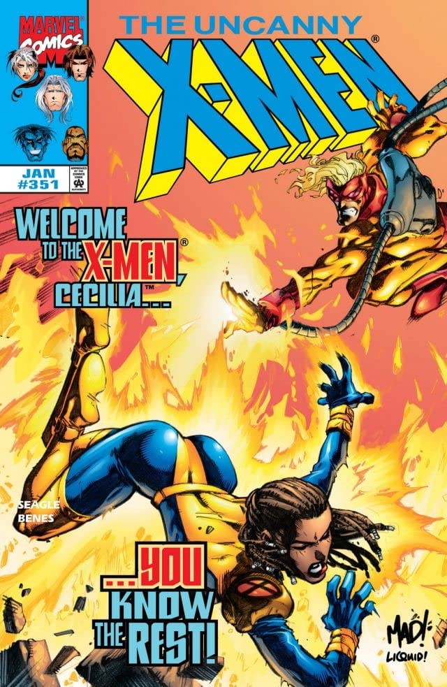 The Uncanny X-Men #351 cover