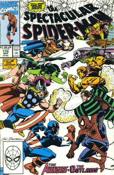 The Spectacular Spider-Man #170 cover