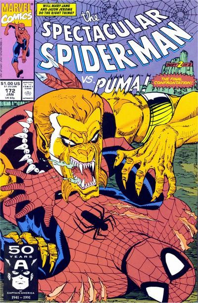 The Spectacular Spider-Man #172 cover