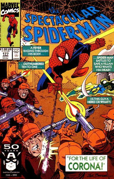 The Spectacular Spider-Man #177 cover