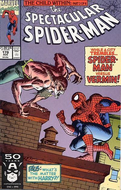 The Spectacular Spider-Man #179 cover