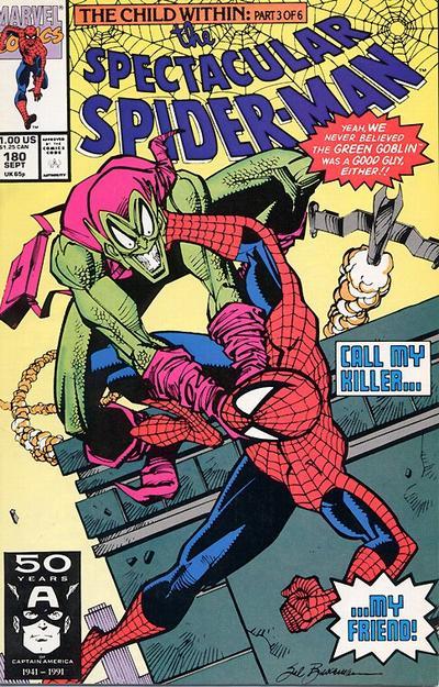 The Spectacular Spider-Man #180 cover