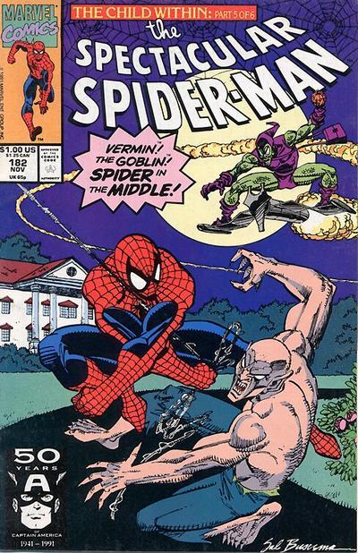 The Spectacular Spider-Man #182 cover