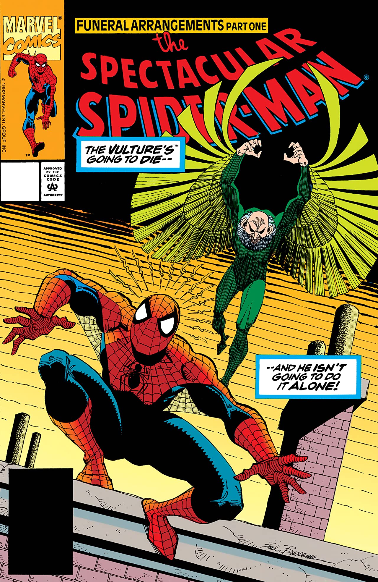 The Spectacular Spider-Man #186 cover