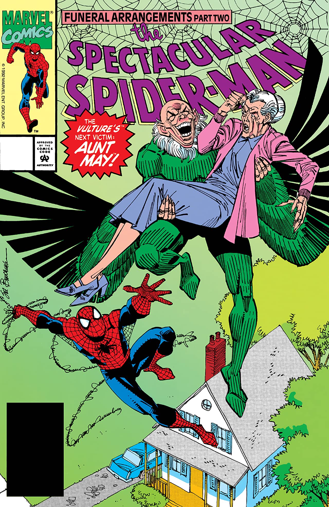 The Spectacular Spider-Man #187 cover