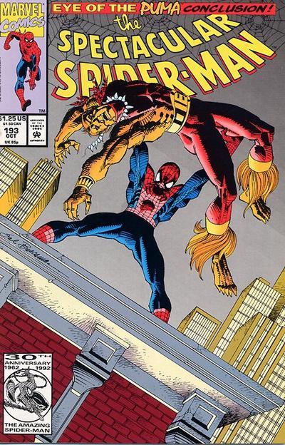 The Spectacular Spider-Man #193 cover
