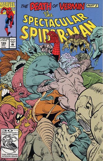 The Spectacular Spider-Man #195 cover