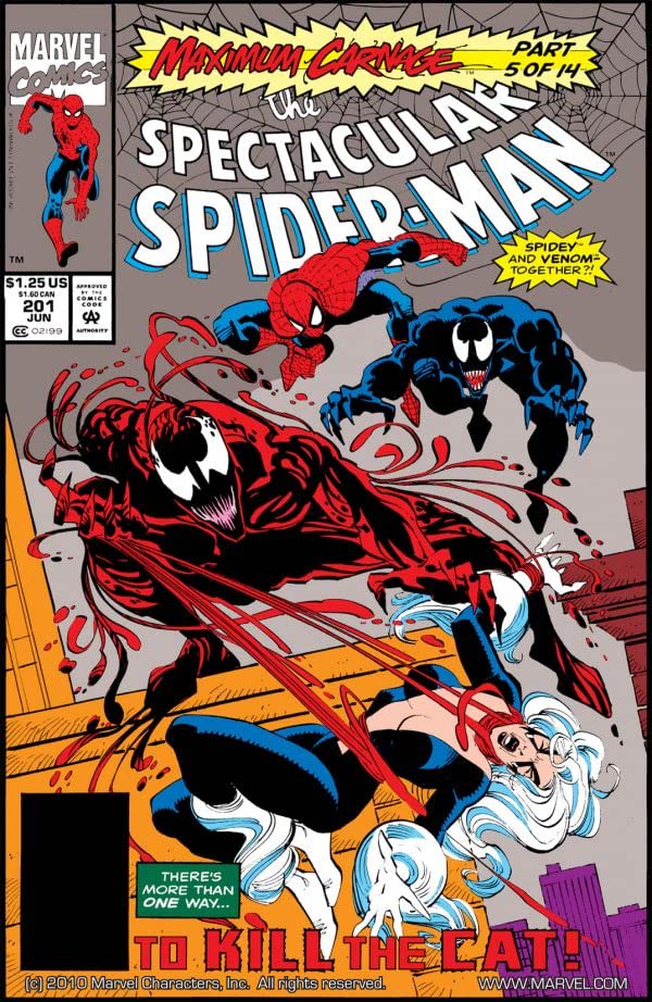 The Spectacular Spider-Man #201 cover