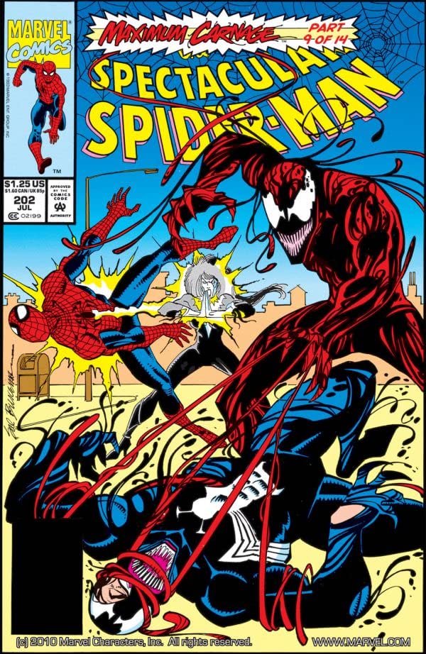The Spectacular Spider-Man #202 cover