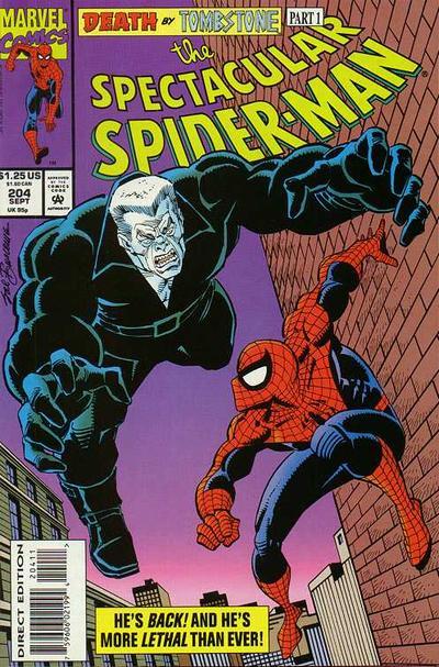 The Spectacular Spider-Man #204 cover