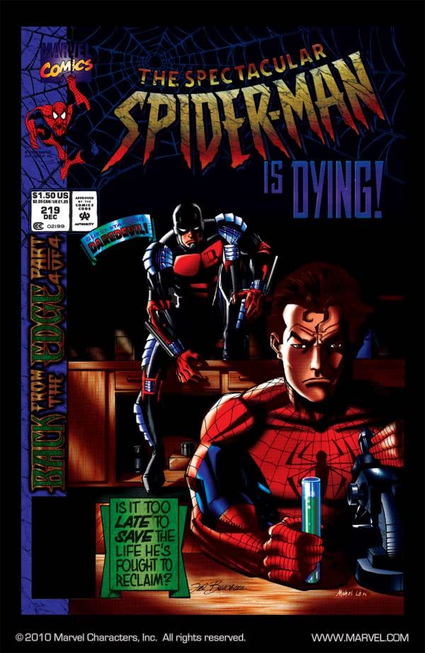 The Spectacular Spider-Man #219 cover
